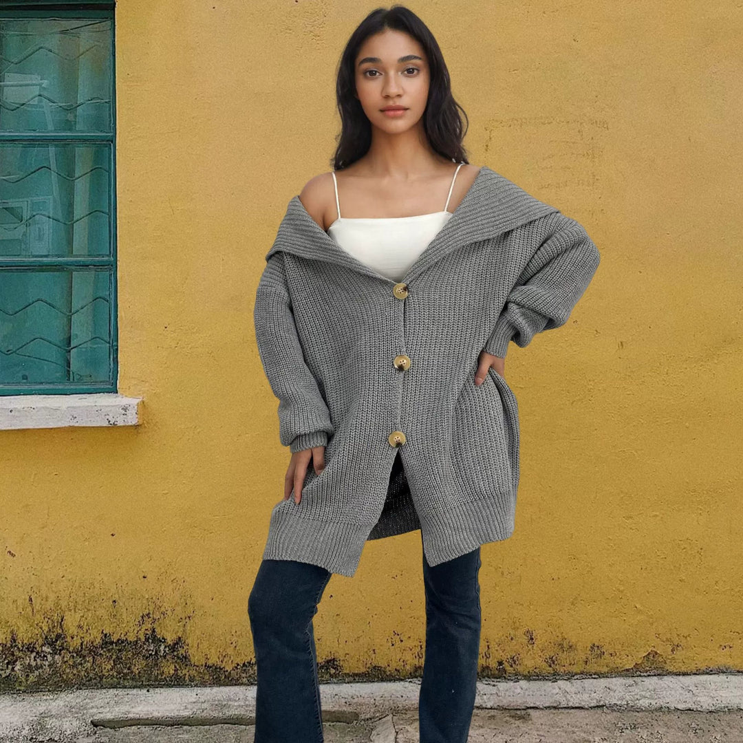 Cardigan Oversize en Laine pour Femmes 3
