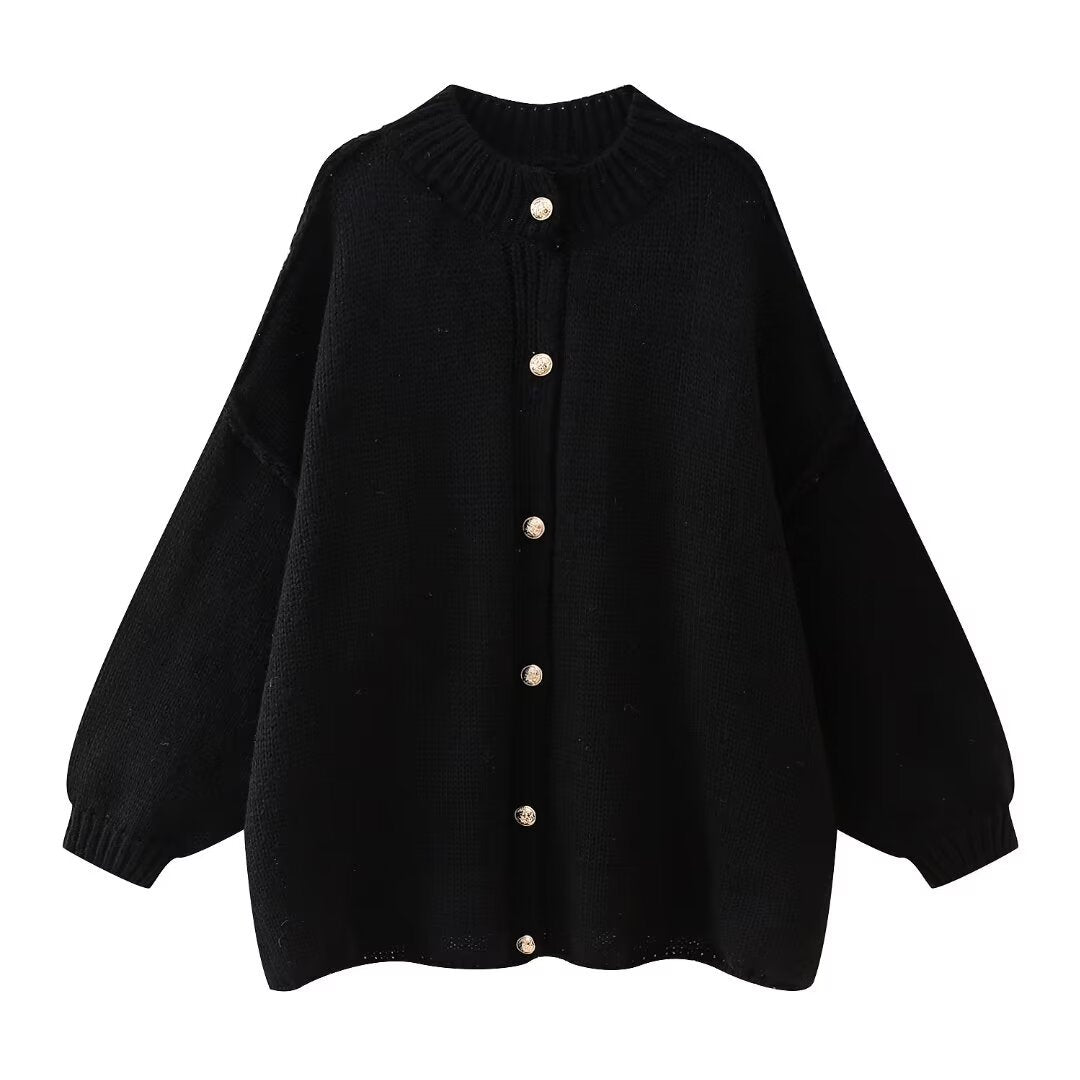 Cardigan Oversized pour Femmes en Tricot Doux 0