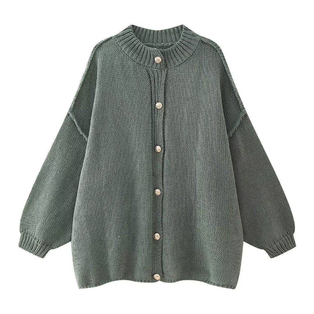 Cardigan Oversized pour Femmes en Tricot Doux 6