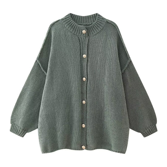 Cardigan Oversized pour Femmes en Tricot Doux 6