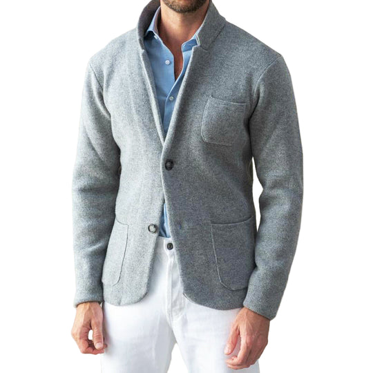Cardigan Vintage pour Homme à Col Standard 0