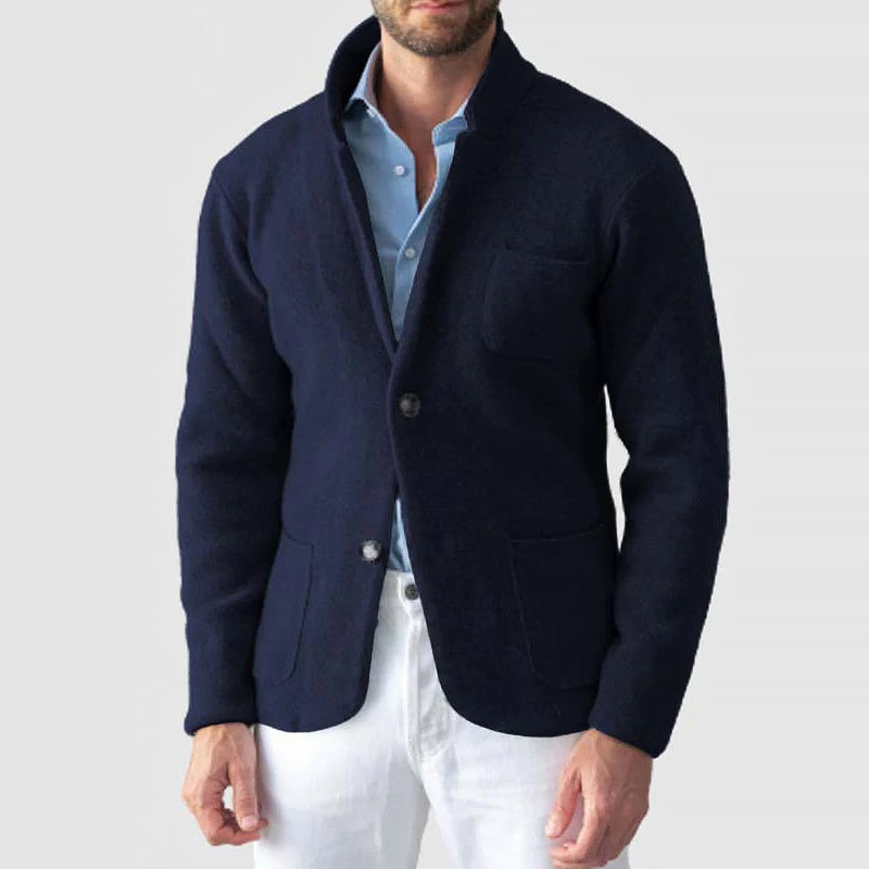 Cardigan Vintage pour Homme à Col Standard 3