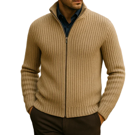 Cardigan Zippé pour Hommes Chic 0