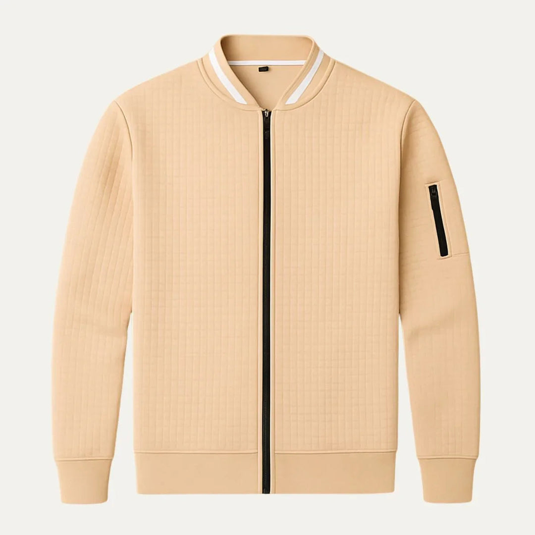 Cardigan Zippé pour Hommes Chic 1