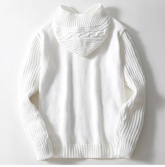 Cardigan à Capuche pour Hommes Torsadé 2