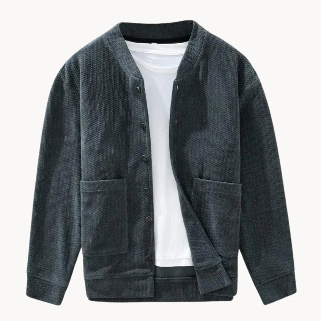 Cardigan en Tricot pour Hommes au Style Décontracté 1