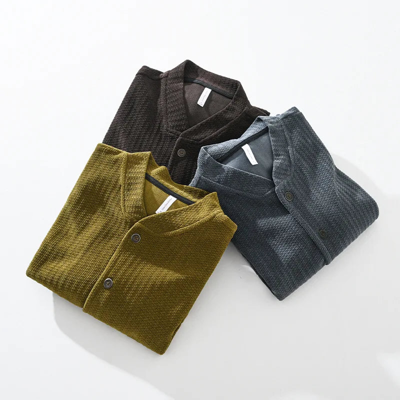 Cardigan en Tricot pour Hommes au Style Décontracté 5