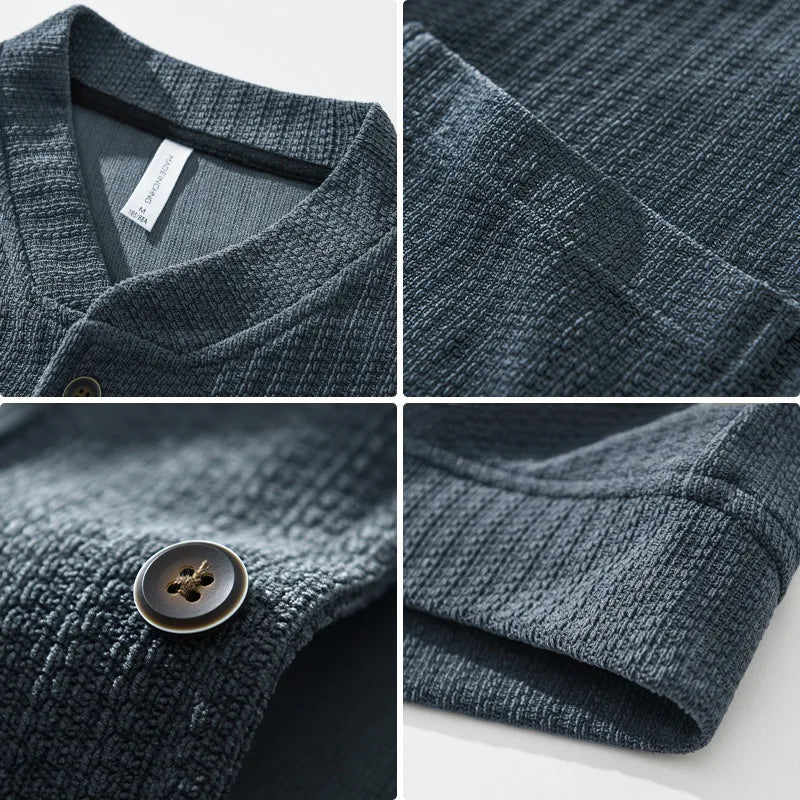 Cardigan en Tricot pour Hommes au Style Décontracté 6