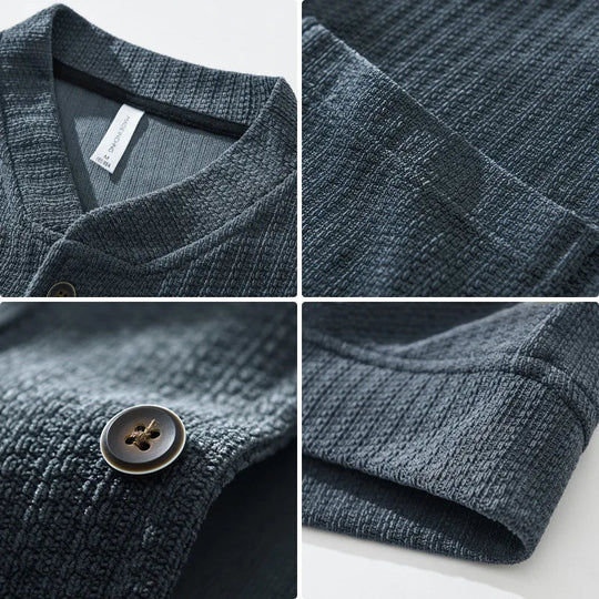 Cardigan en Tricot pour Hommes au Style Décontracté 6