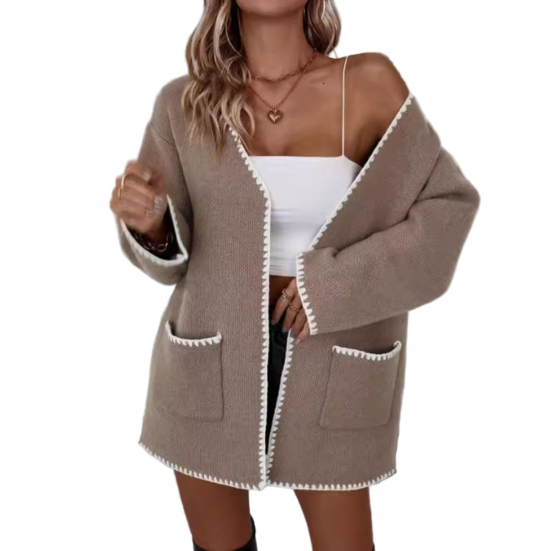 Cardigan pour Femmes en Tricot – Coupe Oversize 0