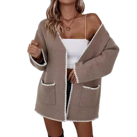 Cardigan pour Femmes en Tricot – Coupe Oversize 0