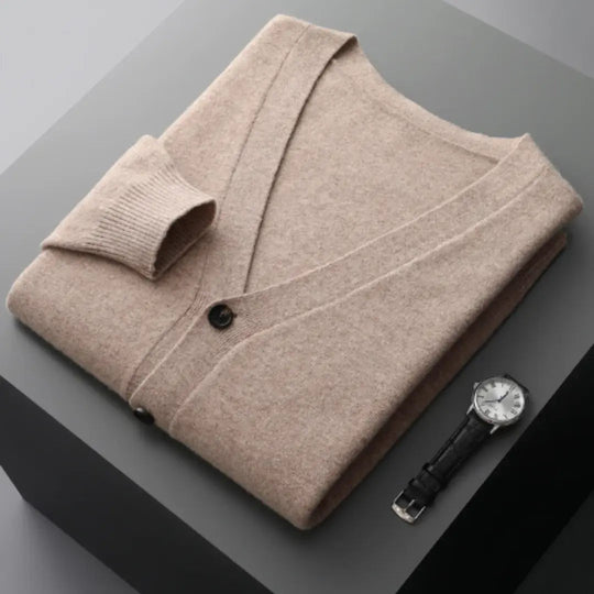 Cardigan pour Homme Classique en Tricot 0