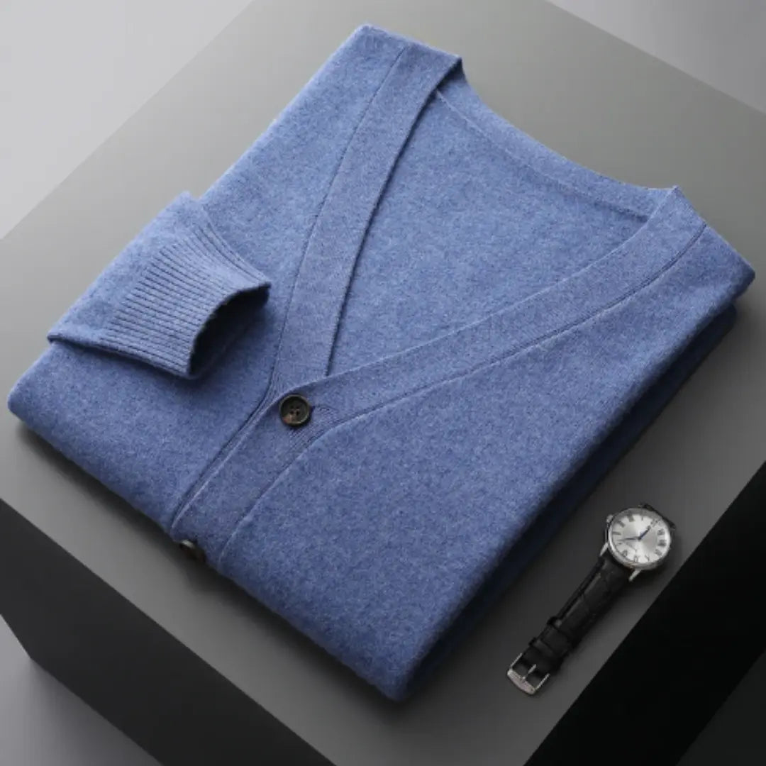 Cardigan pour Homme Classique en Tricot 11