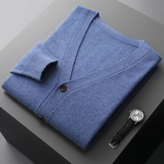 Cardigan pour Homme Classique en Tricot 11