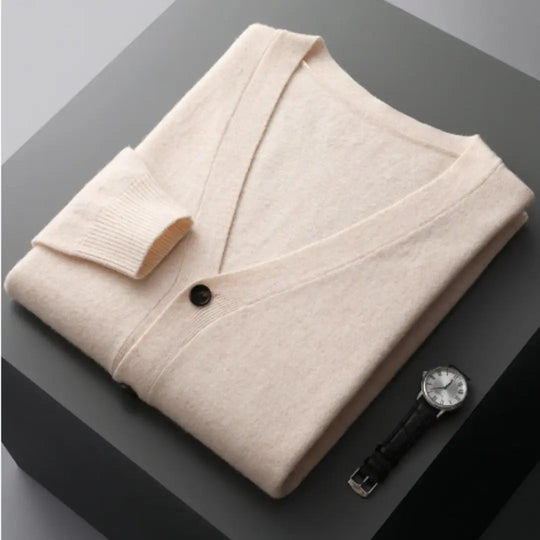 Cardigan pour Homme Classique en Tricot 12