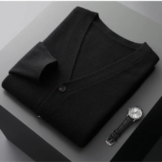 Cardigan pour Homme Classique en Tricot 14