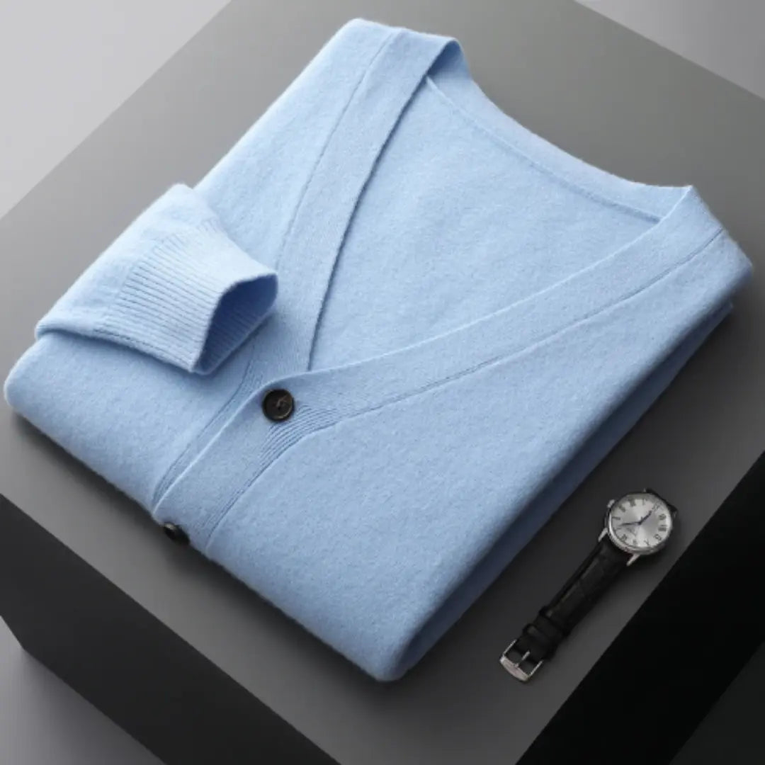 Cardigan pour Homme Classique en Tricot 15
