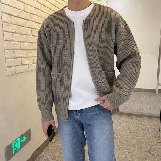 Cardigan pour Hommes Tricoté Moderne 4