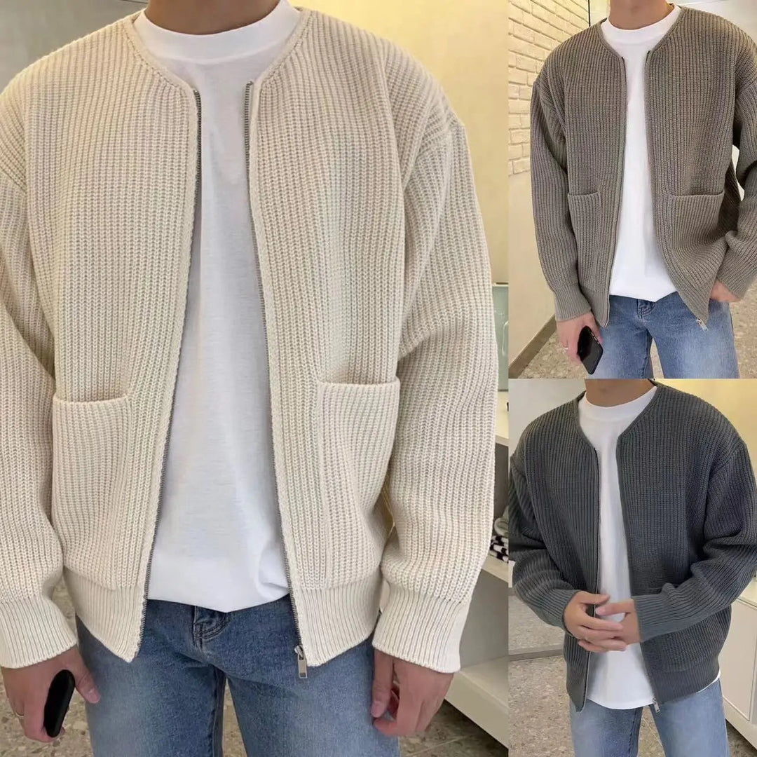 Cardigan pour Hommes Tricoté Moderne 5