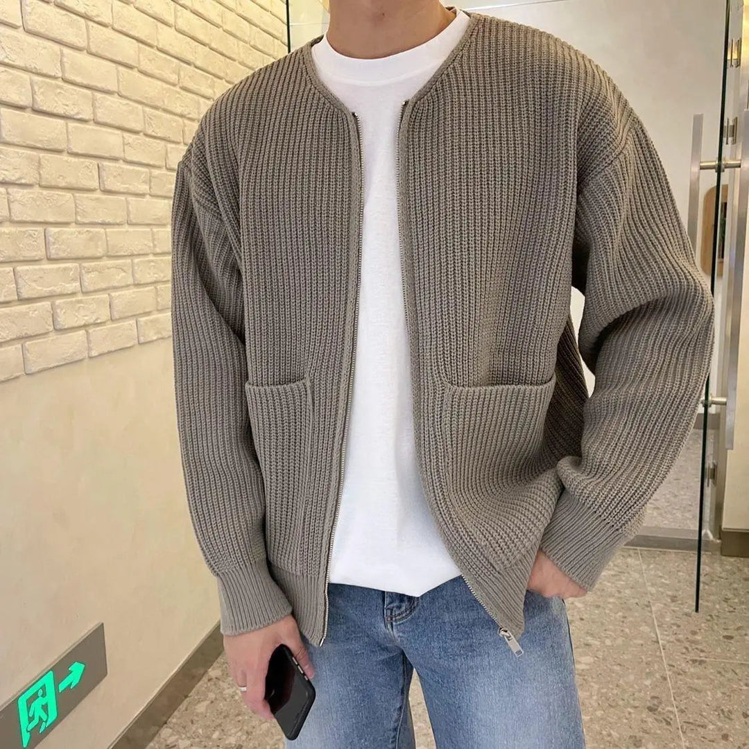 Cardigan pour Hommes Tricoté Moderne 6