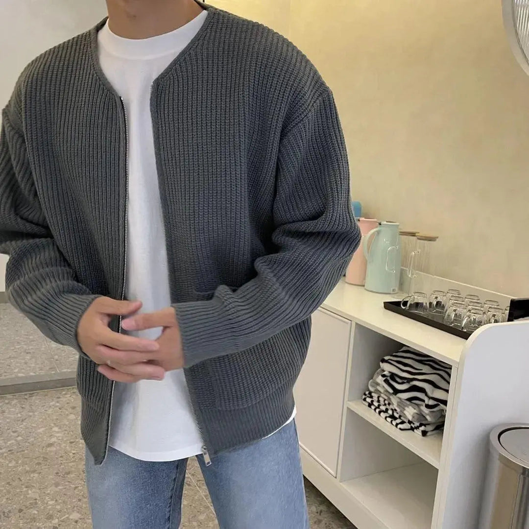 Cardigan pour Hommes Tricoté Moderne 8