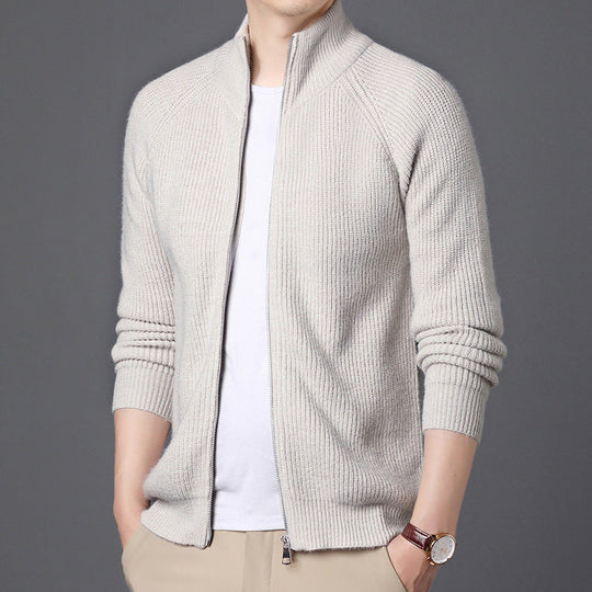 Cardigan pour Hommes à Fermeture Éclair Décontracté 3