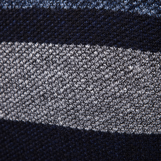Cardigan pour Hommes à Rayures Ajusté en Tricot 7