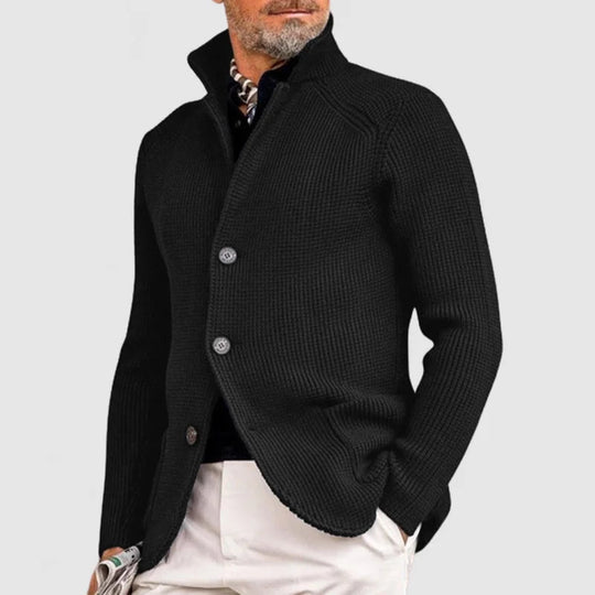 Cardigan pour Hommes en Tricot - Veste Boutonnée Classique 1