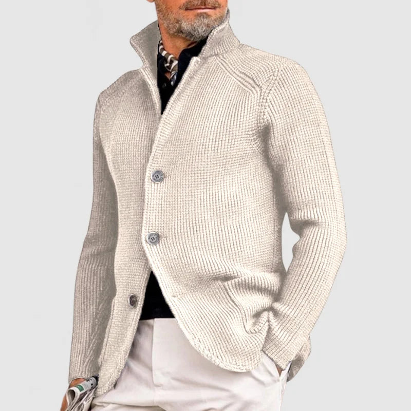 Cardigan pour Hommes en Tricot - Veste Boutonnée Classique 2