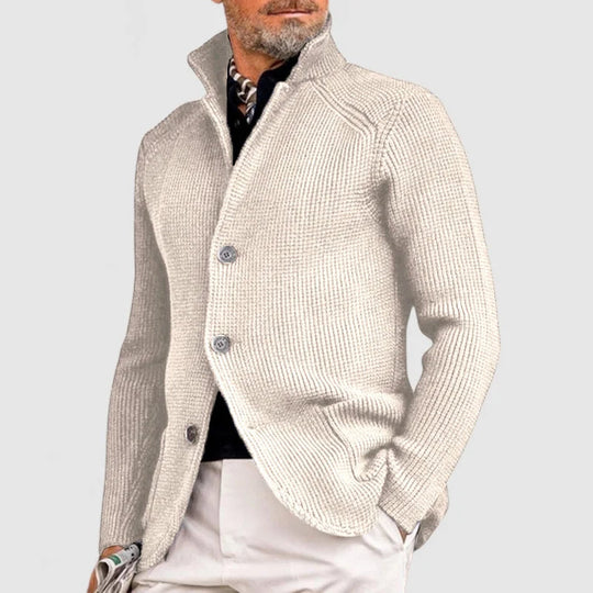 Cardigan pour Hommes en Tricot - Veste Boutonnée Classique 2