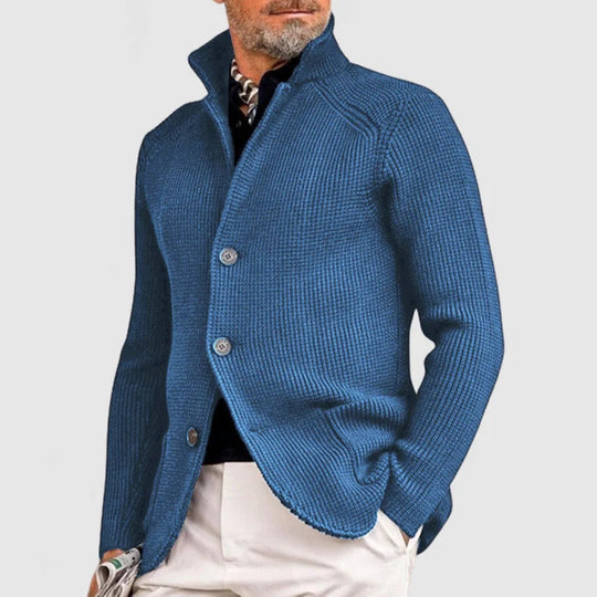 Cardigan pour Hommes en Tricot - Veste Boutonnée Classique 3