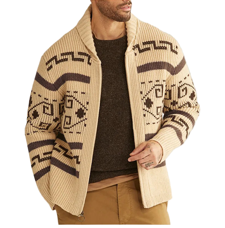 Cardigan pour hommes à fermeture éclair 0