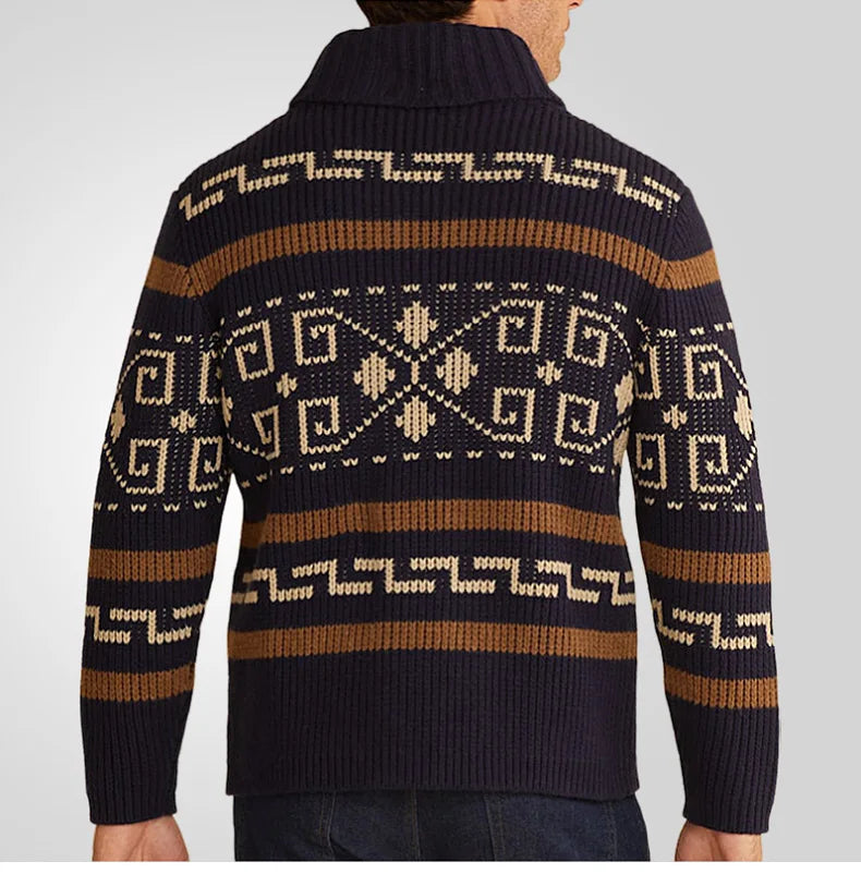 Cardigan pour hommes à fermeture éclair 4