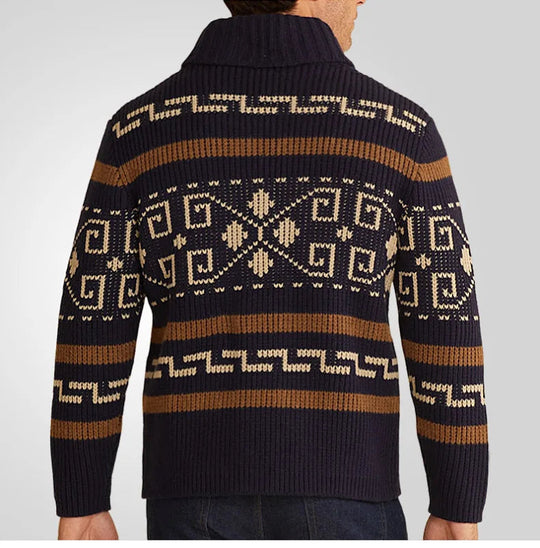 Cardigan pour hommes à fermeture éclair 4