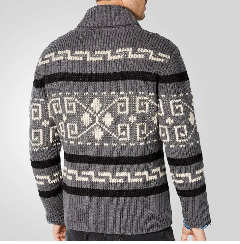 Cardigan pour hommes à fermeture éclair 5