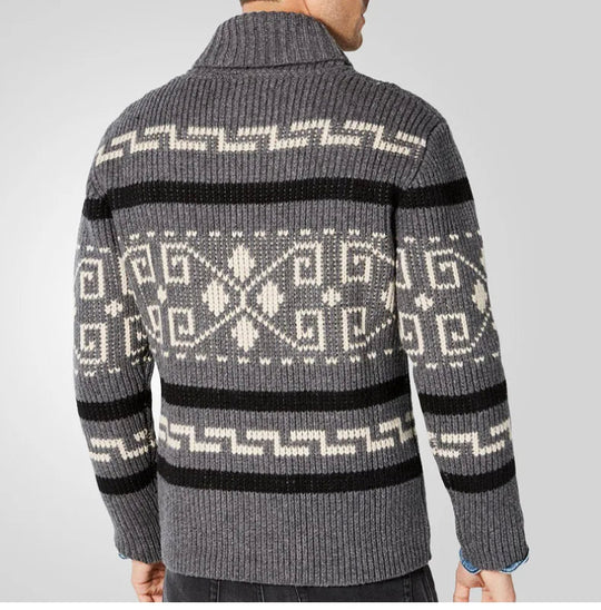 Cardigan pour hommes à fermeture éclair 5