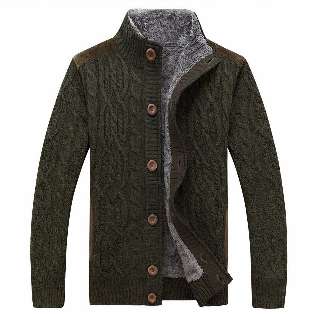 Cardigan pour hommes en tricot classique 0