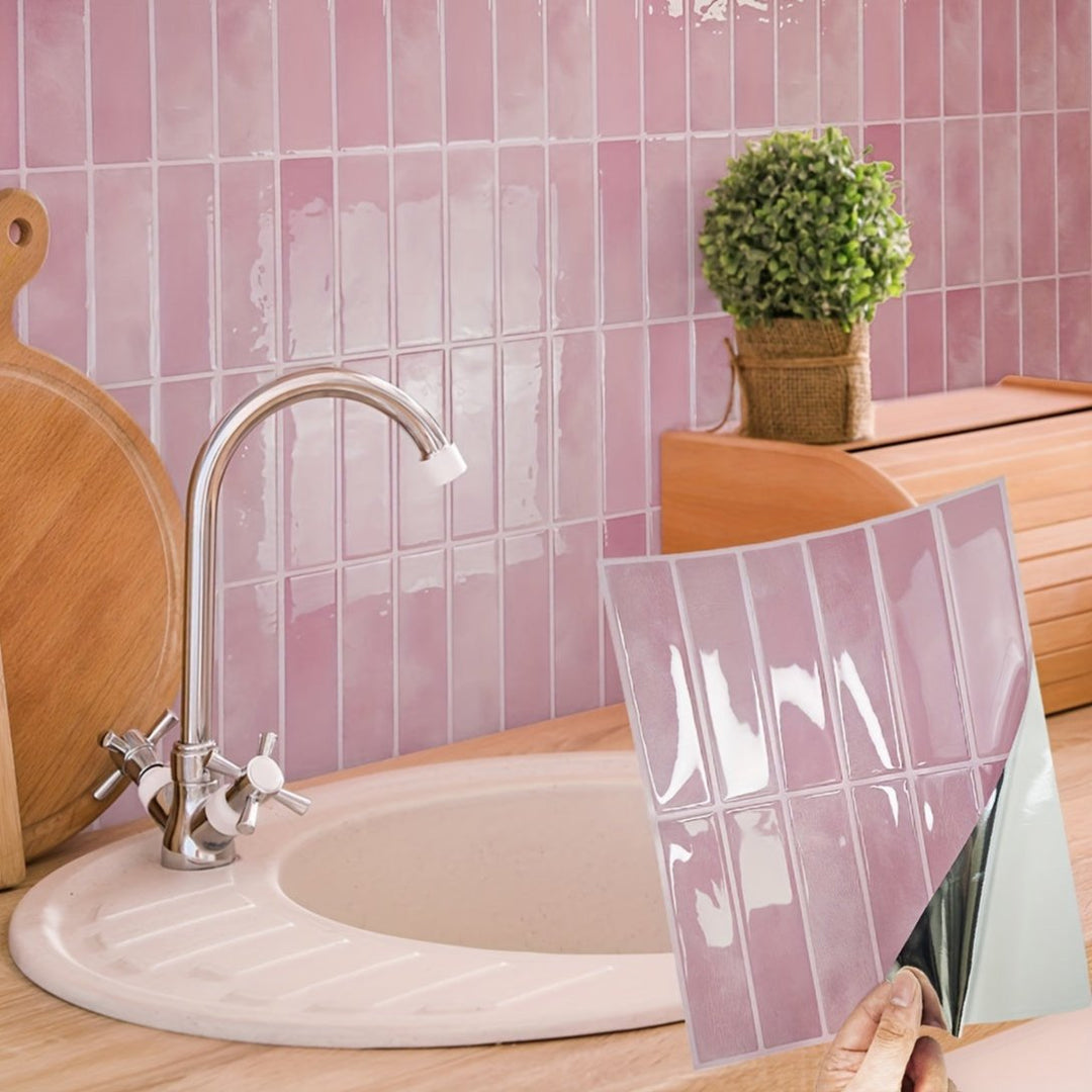 Carreaux Muraux Auto-adhésifs 3D Décoratifs 5