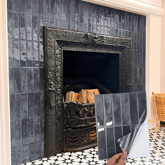 Carreaux Muraux Auto-adhésifs 3D Décoratifs 6