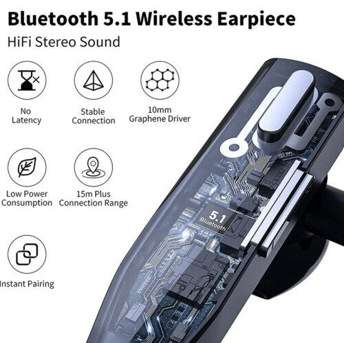 Casque Bluetooth 5.1 sans fil avec double micro 4