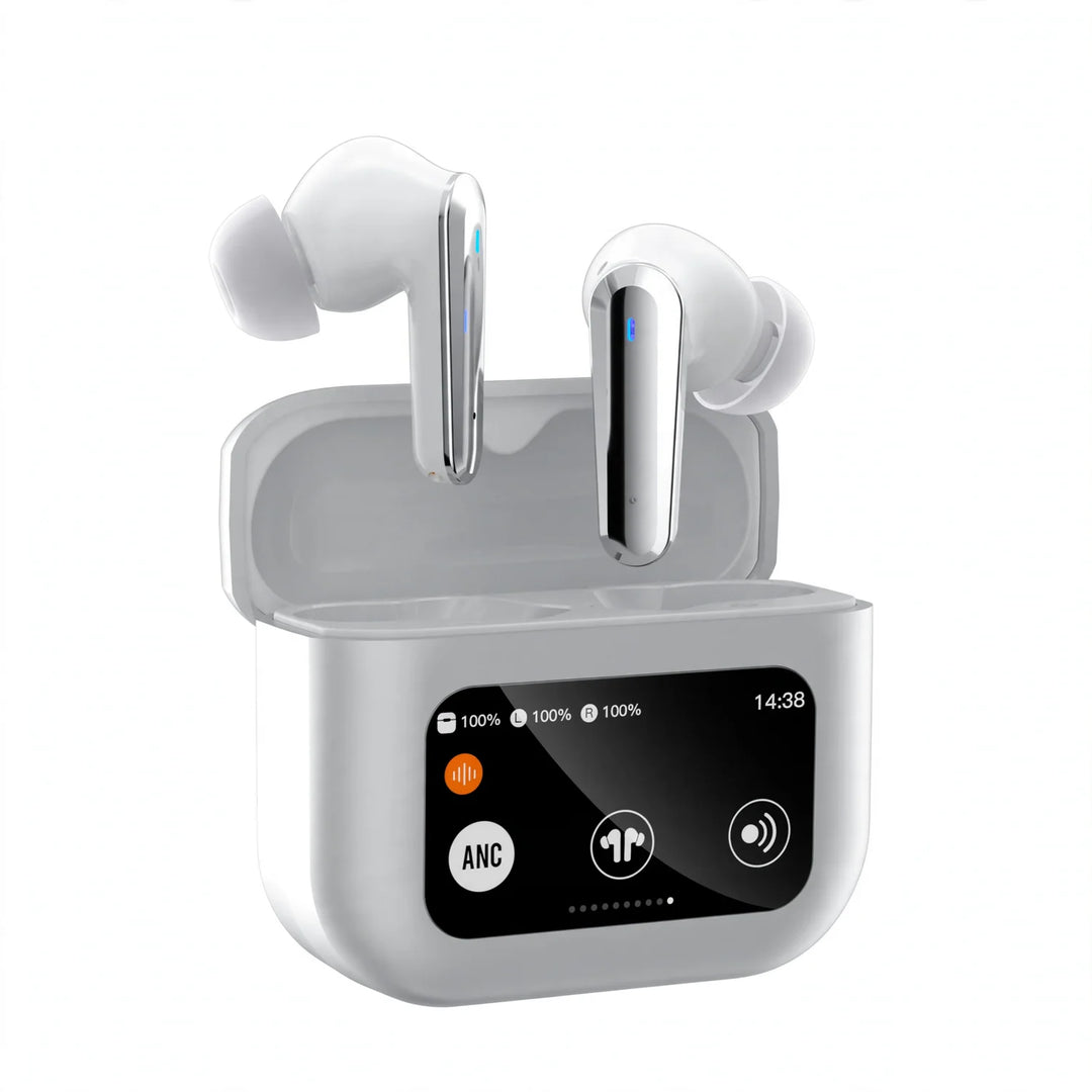 Casque Bluetooth avec écran LCD et réduction active du bruit 0