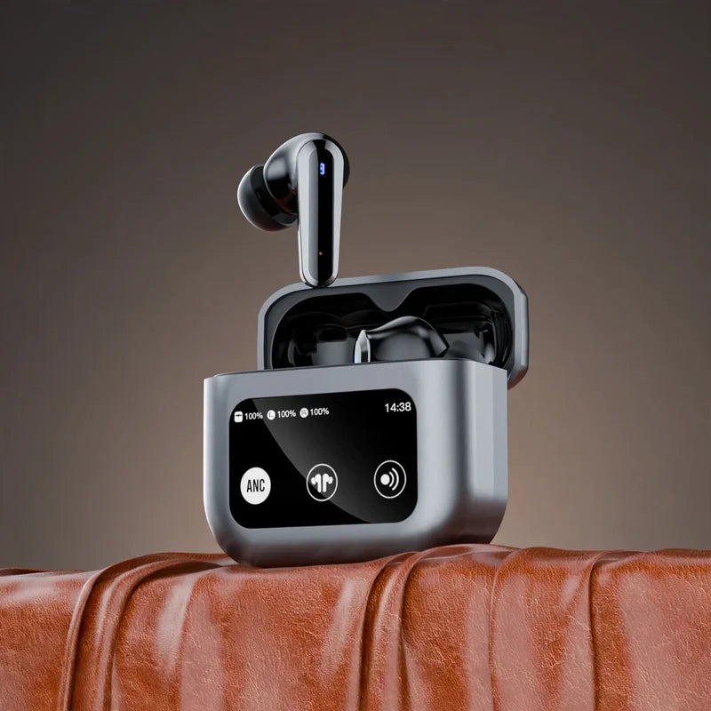 Casque Bluetooth avec écran LCD et réduction active du bruit 1