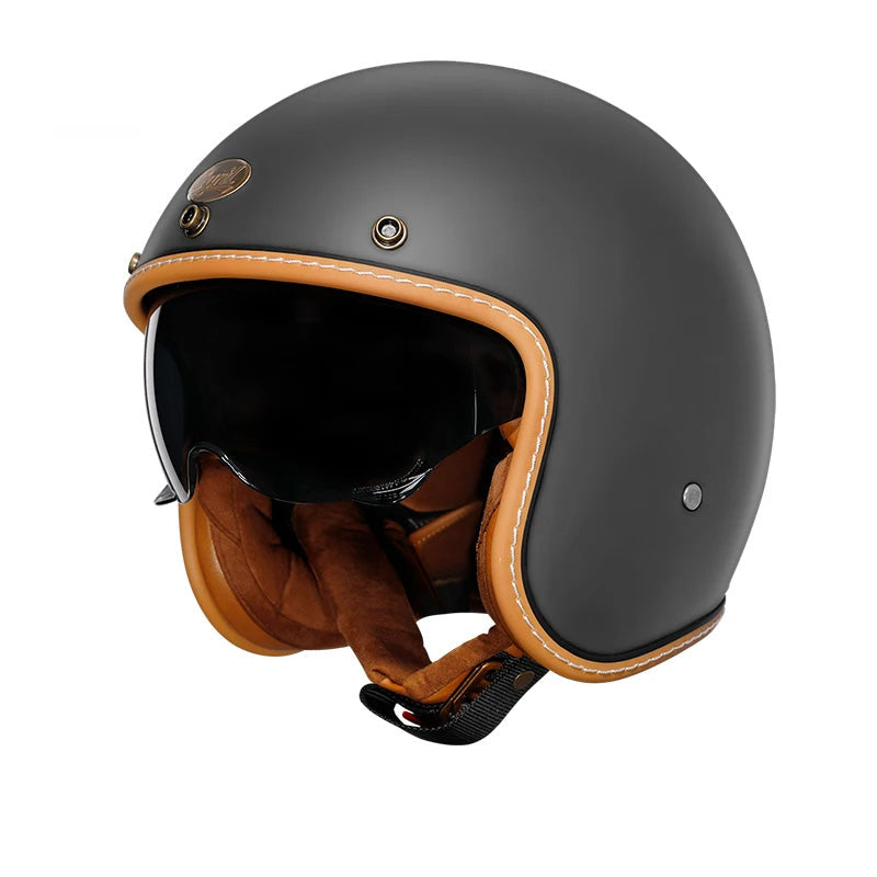 Casque Ouvert Rétro pour Motocyclistes 4