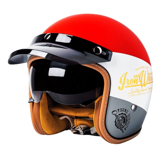 Casque de Moto Unisexe Design Classique 0
