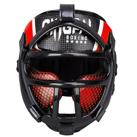 Casque de Protection pour Arts Martiaux avec Masque Facial 0