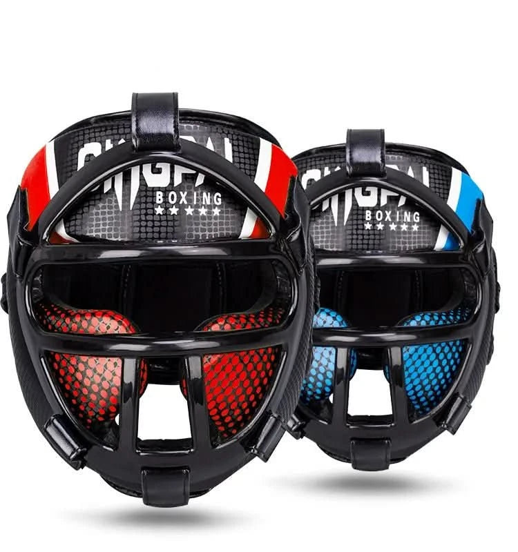 Casque de Protection pour Arts Martiaux avec Masque Facial 2