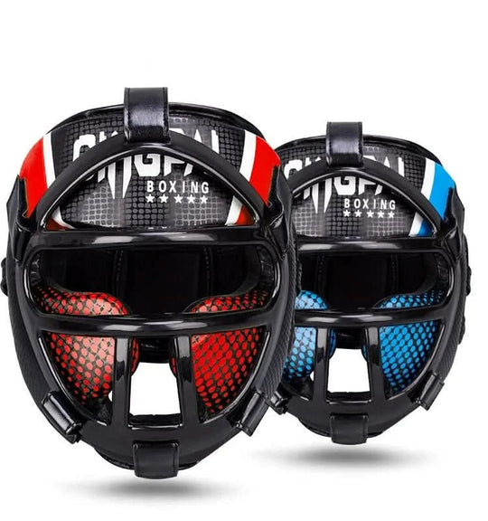 Casque de Protection pour Arts Martiaux avec Masque Facial 2