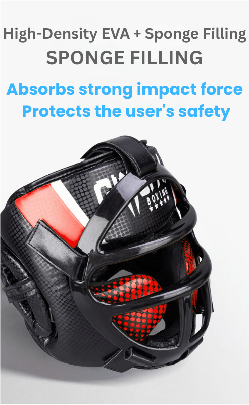 Casque de Protection pour Arts Martiaux avec Masque Facial 5