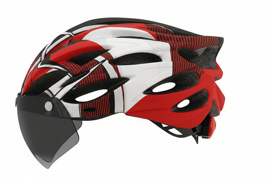 Casque de Vélo Unisexe avec Feu Arrière Intégré 0