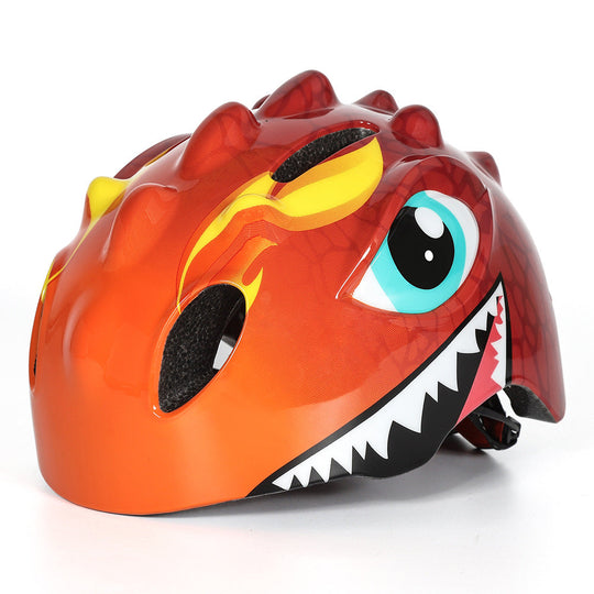 Casque de vélo enfant motif dragon aventure 0